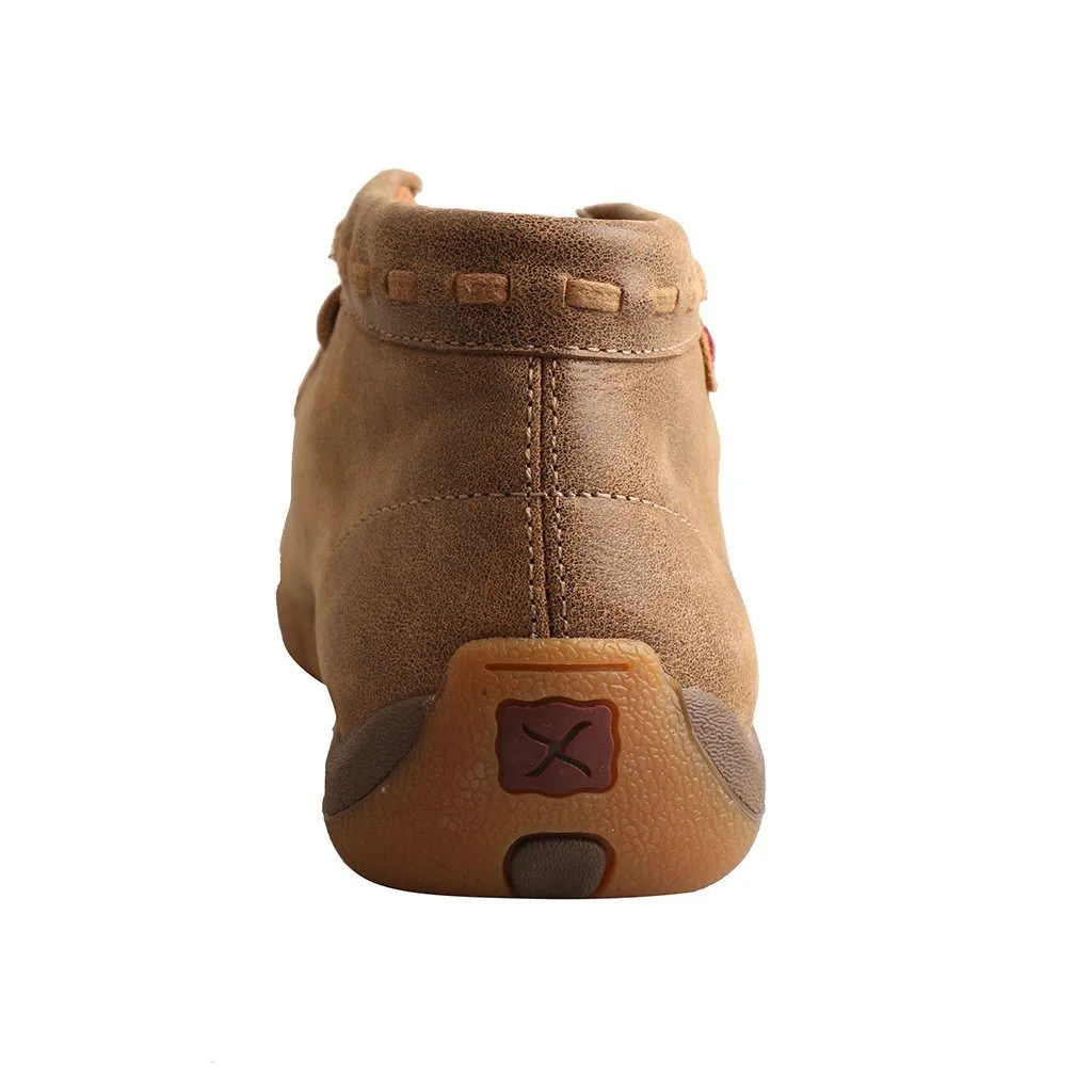 Twisted X Women's - 4" Tan Print Leather Moc Chukka