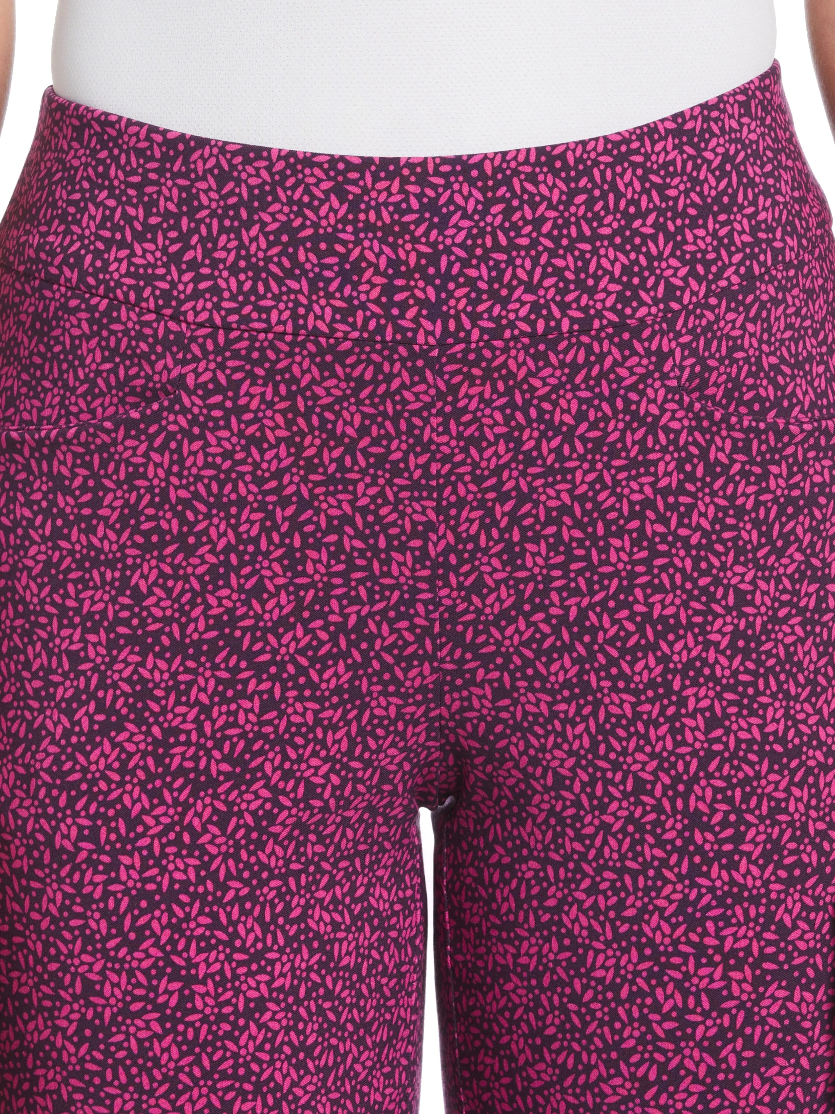 Women's Geo Print Pull-On Golf Pant