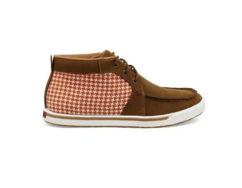 Women's Twisted X Distress Saddle/Orange Kick